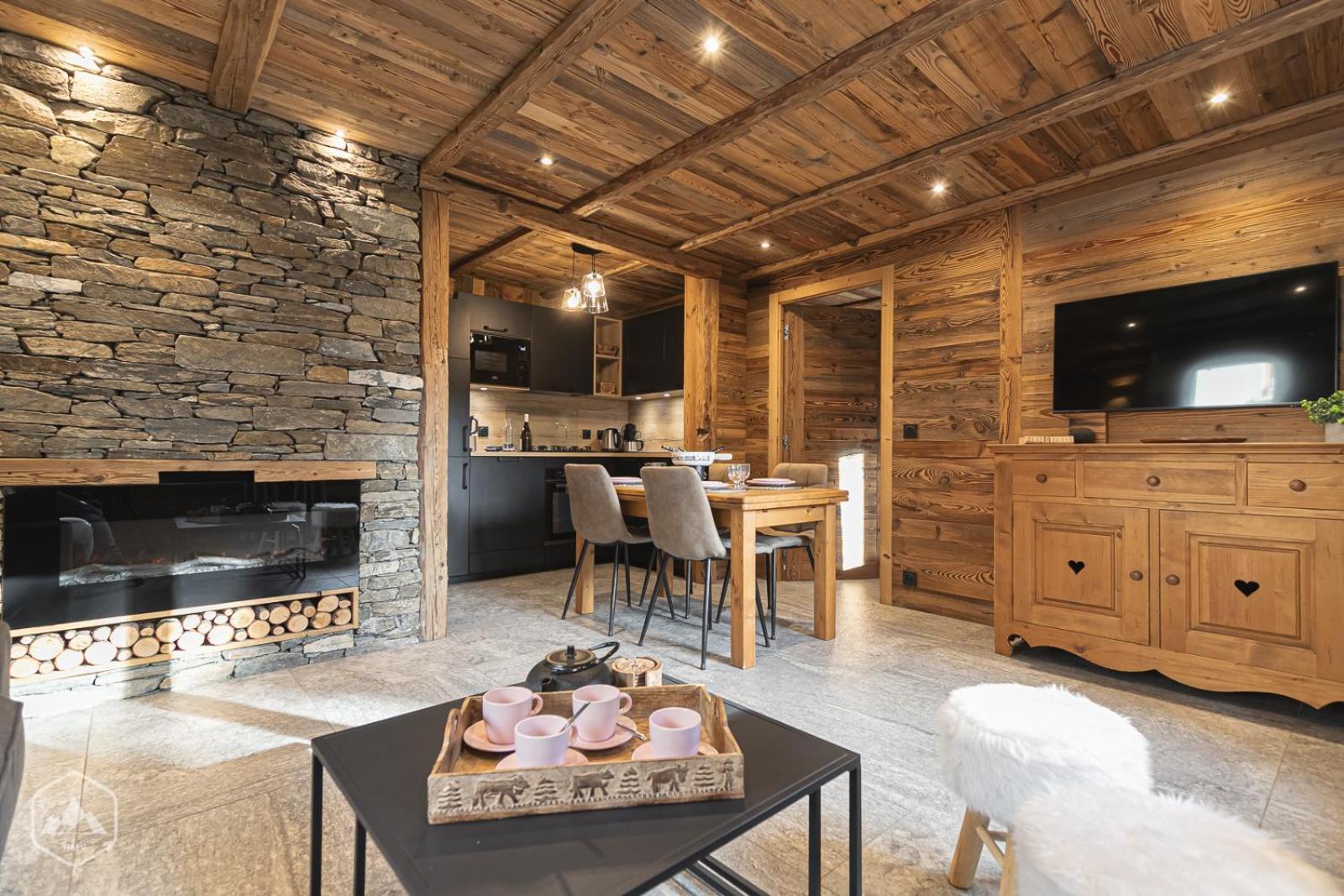 Chalet des Cocales Résidence Séjour et B&B - Appartement Pin Cembro Bessans Extérieur photo